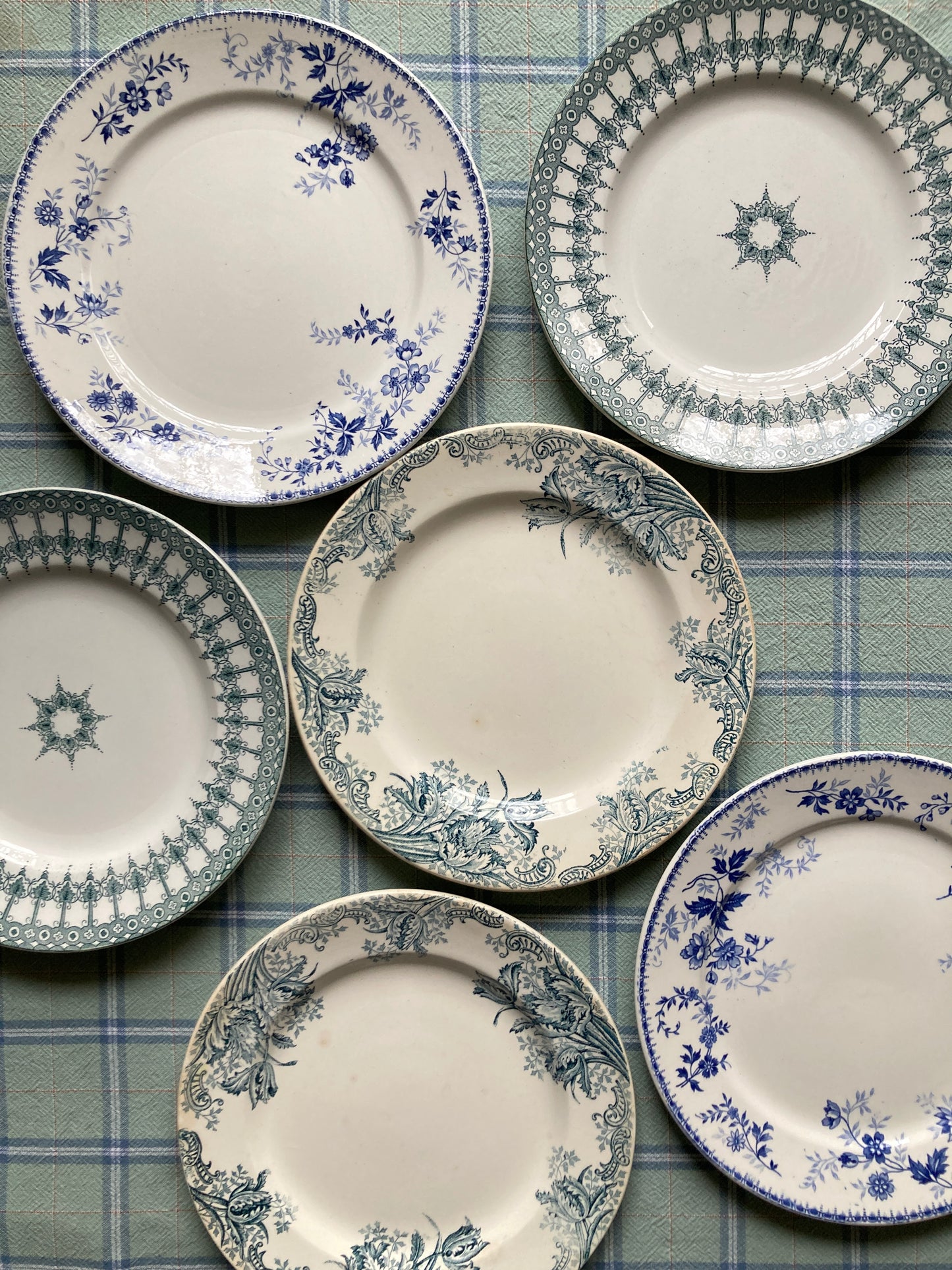 Perse - 6 Assiettes Plates