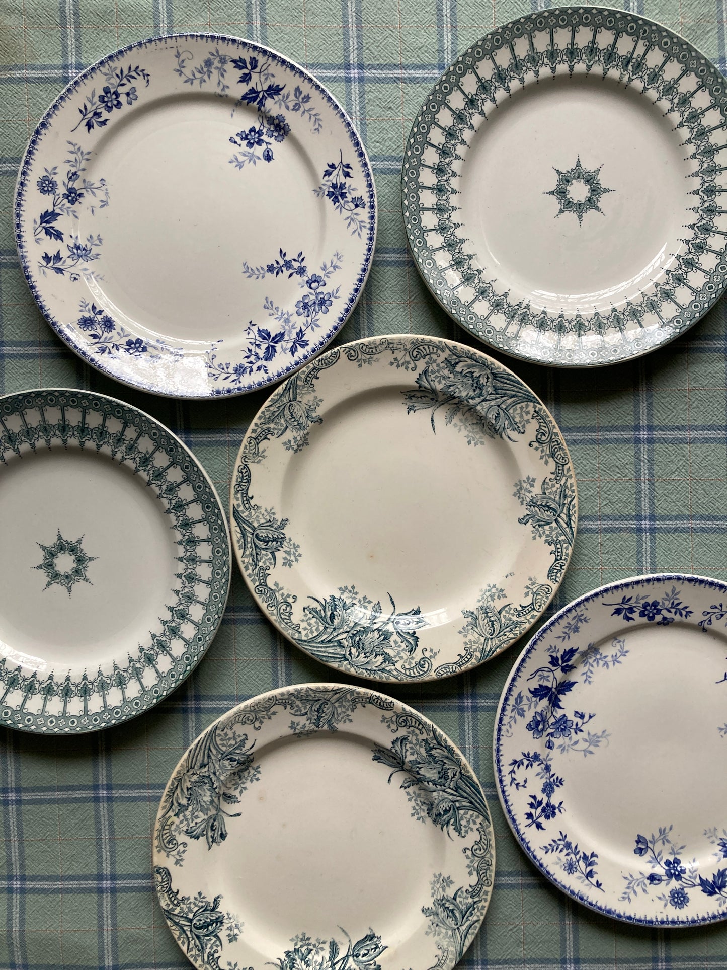 Perse - 6 Assiettes Plates