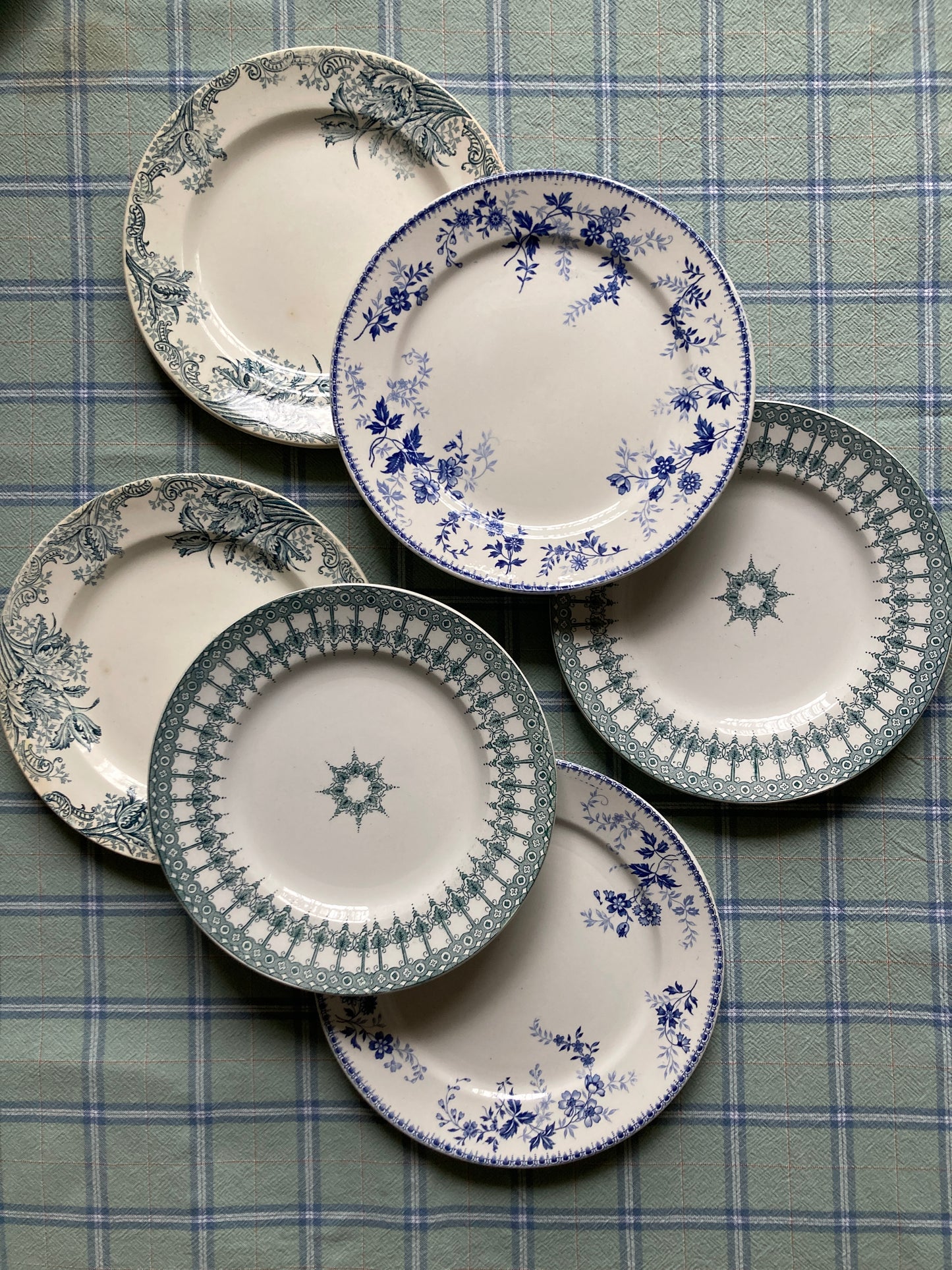 Perse - 6 Assiettes Plates