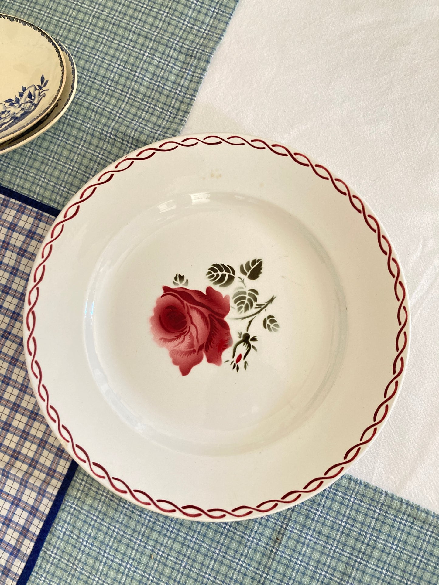 Rose - Plat de Service