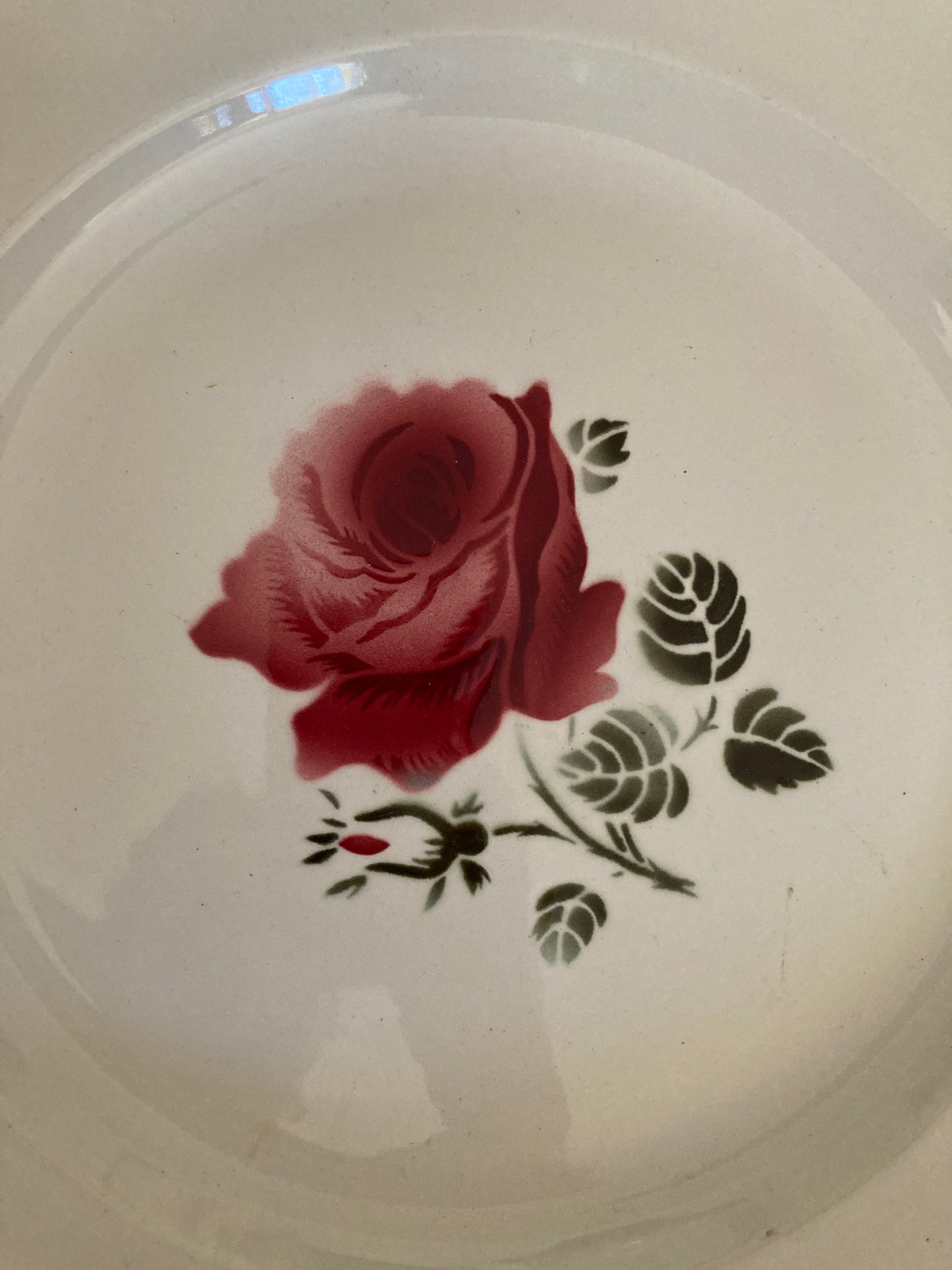 Rose - Plat de Service