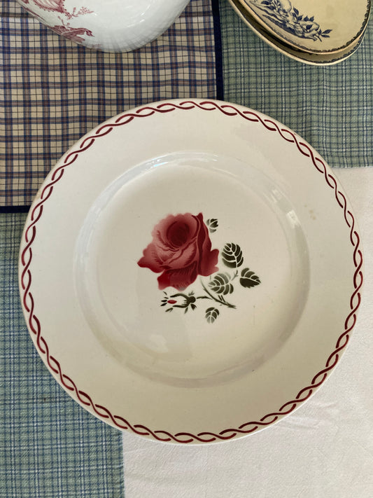 Rose - Plat de Service
