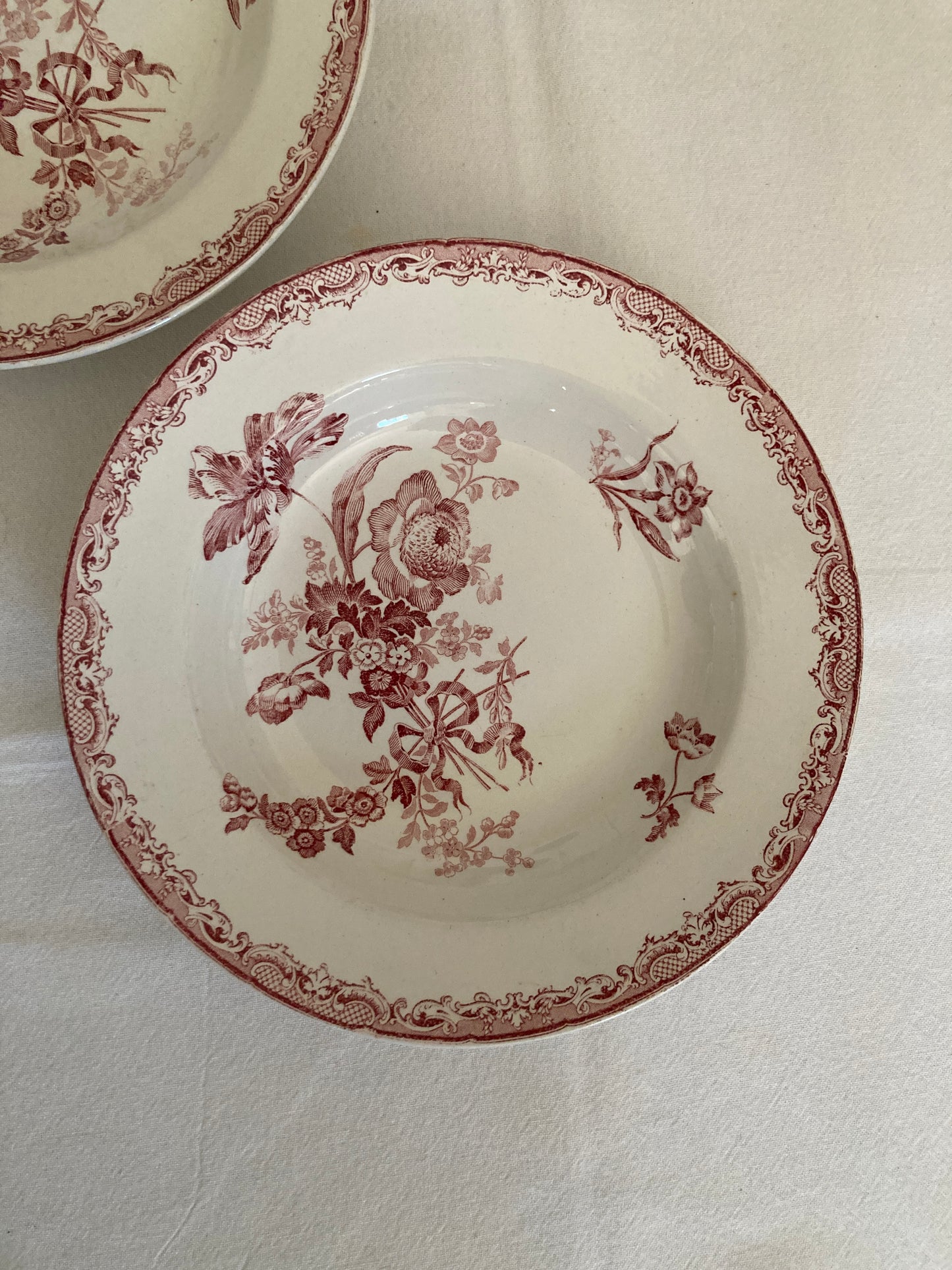 Fontanges - 2 Assiettes Creuses