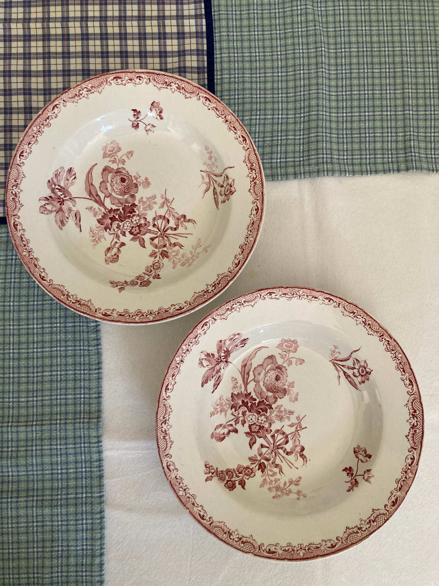 Fontanges - 2 Assiettes Creuses