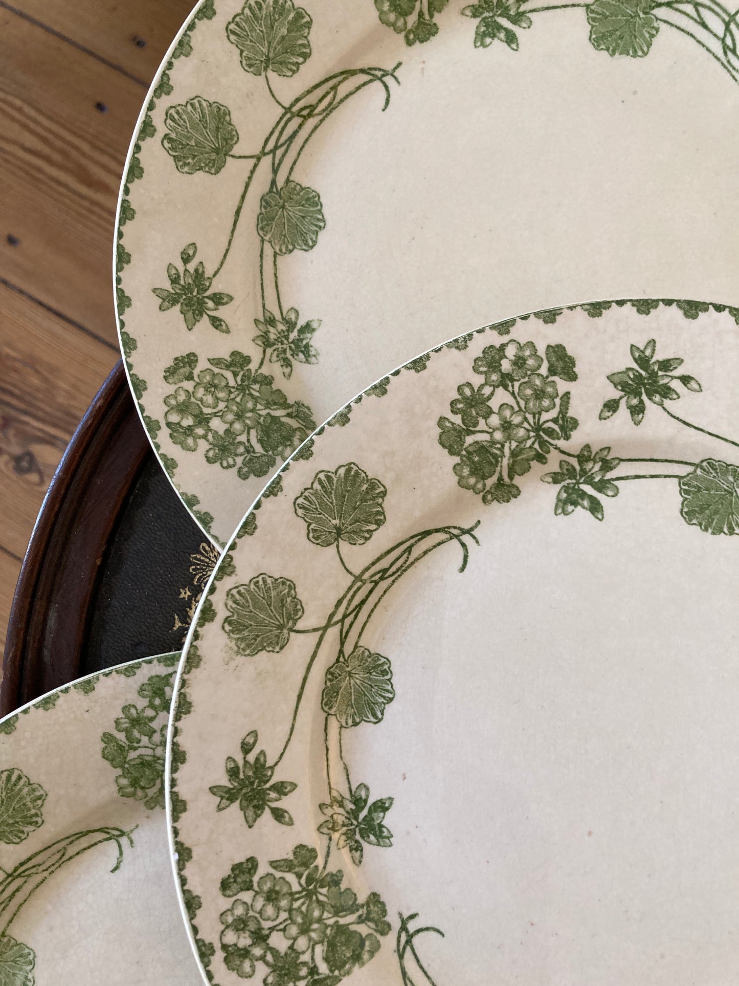 Géranium - 4 Assiettes Plates