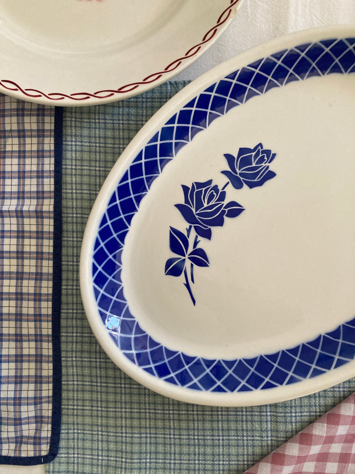 Rose Bleue - Plat de Service