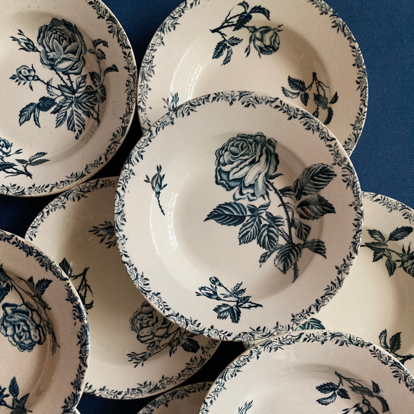 Floral - 10 Assiettes Creuses