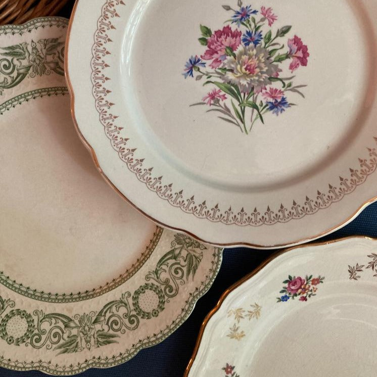 Oeillets - 6 Assiettes Plates