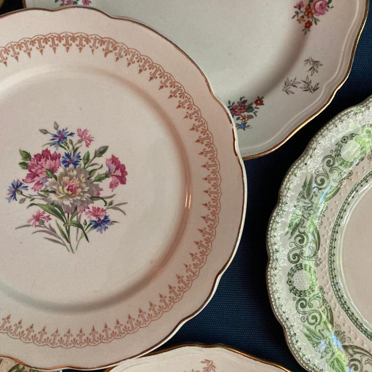Oeillets - 6 Assiettes Plates
