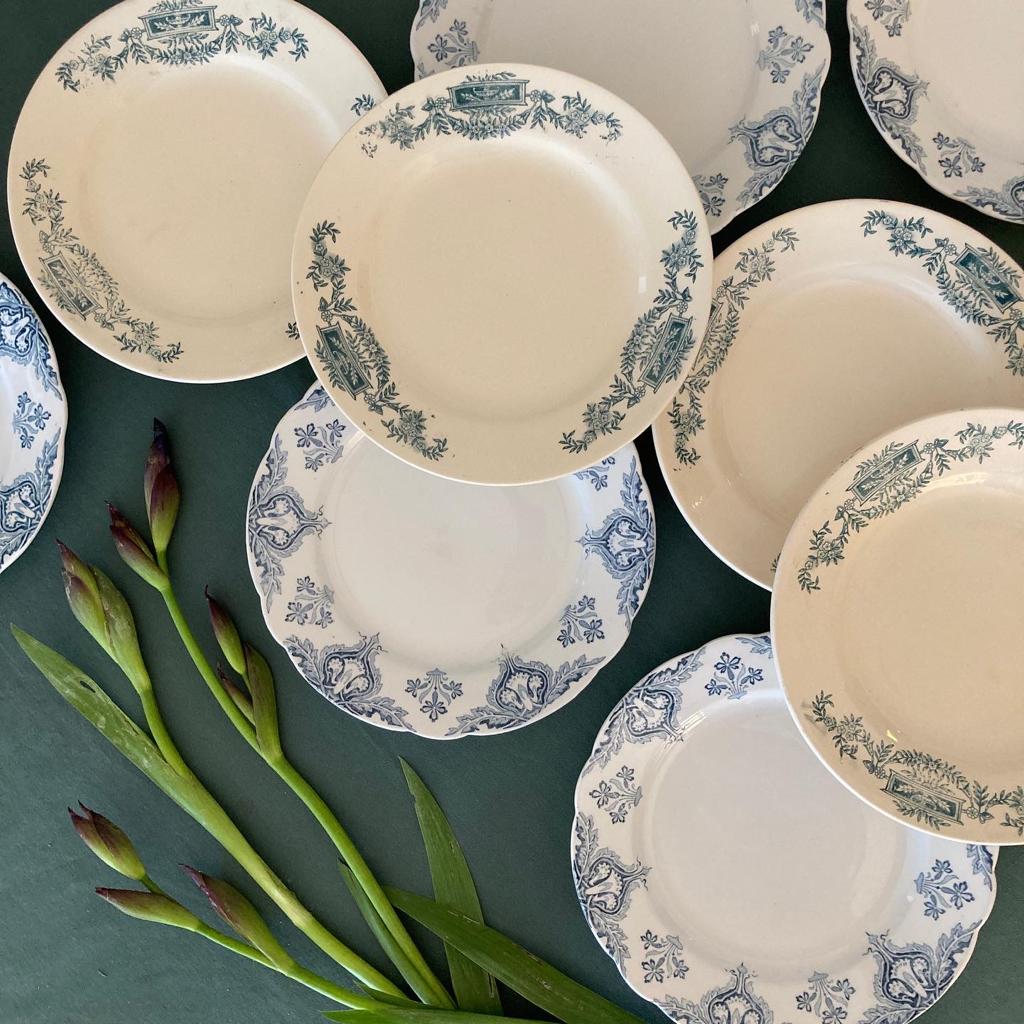 Lutèce - 8 assiettes plates