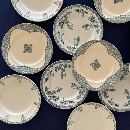 Modern Style - 12 assiettes plates