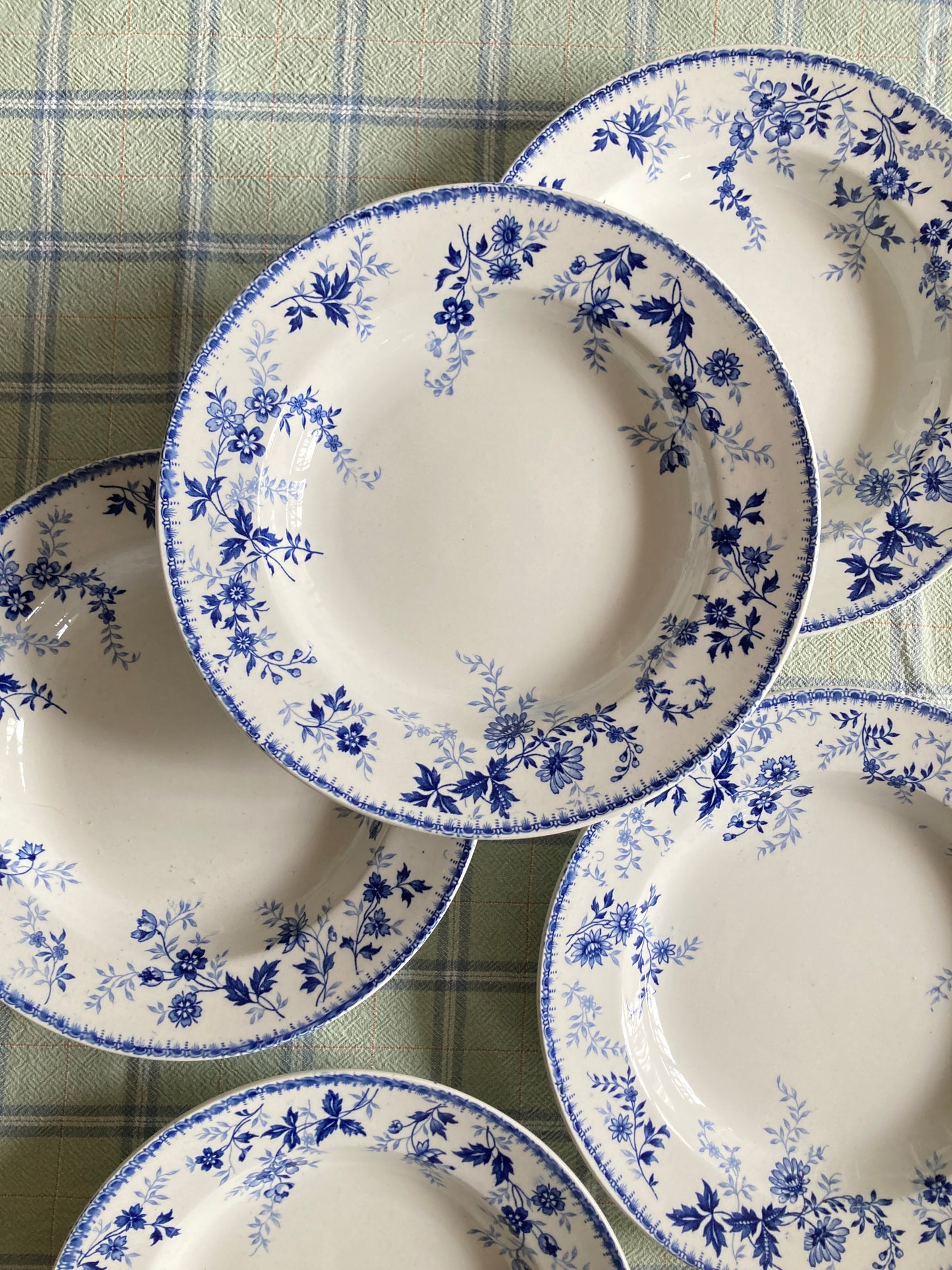 Baby Blue - 5 Assiettes Creuses