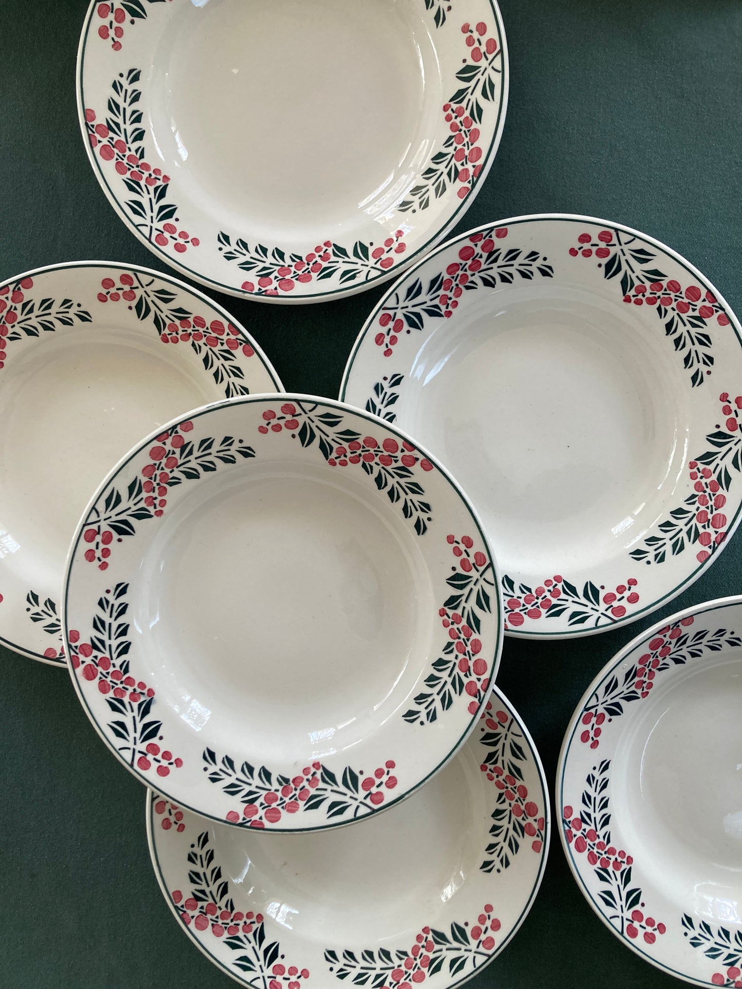 Houx - 9 Assiettes Creuses