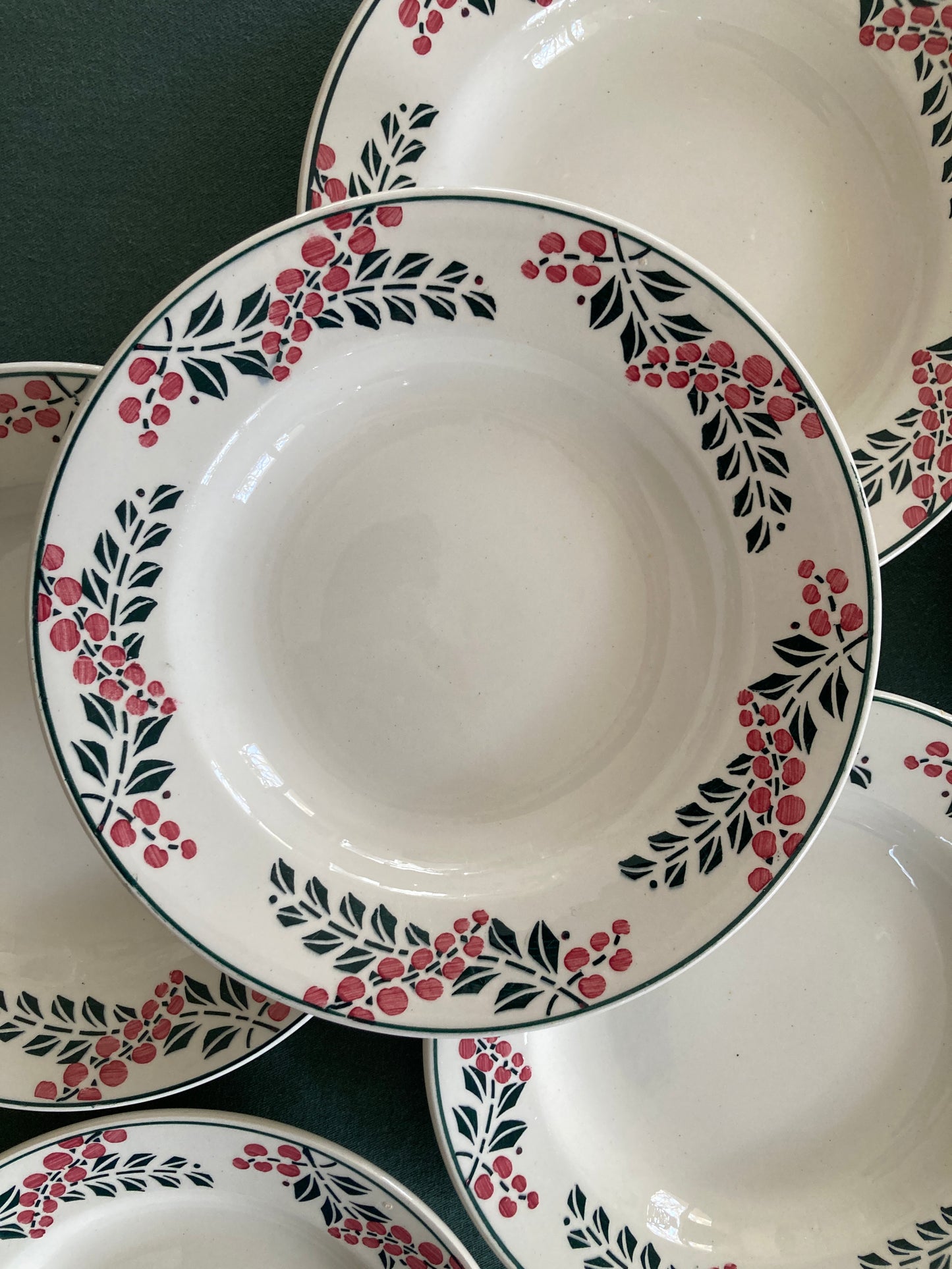 Houx - 9 Assiettes Creuses