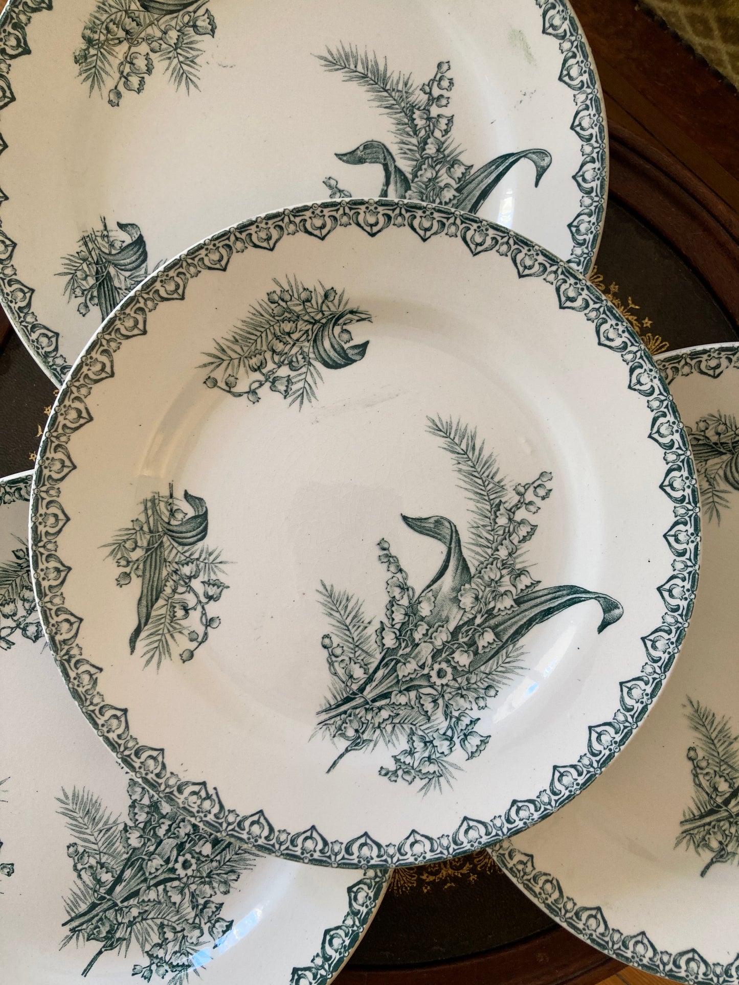 Muguet - 4 Assiettes Plates
