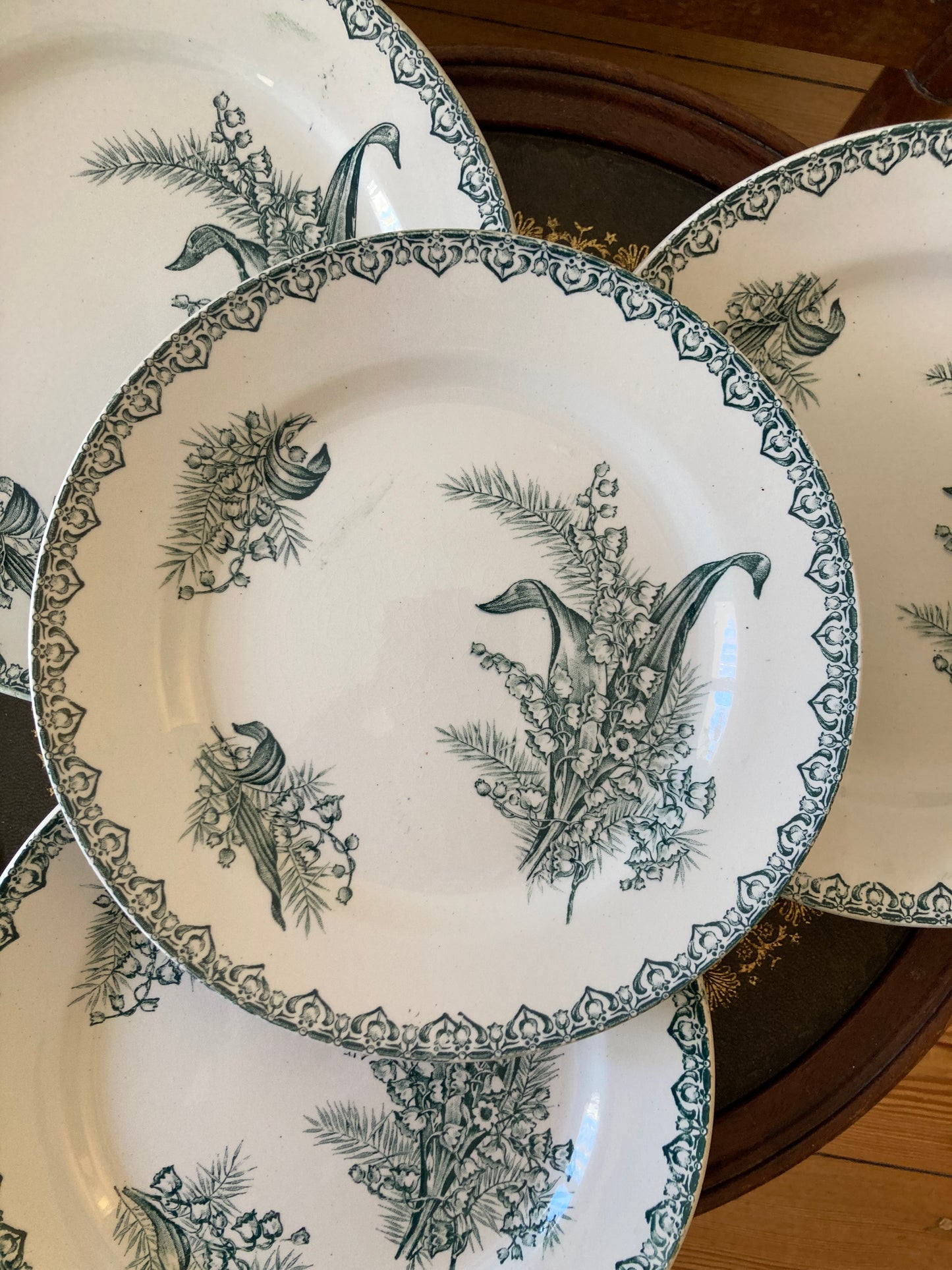 Muguet - 4 Assiettes Plates