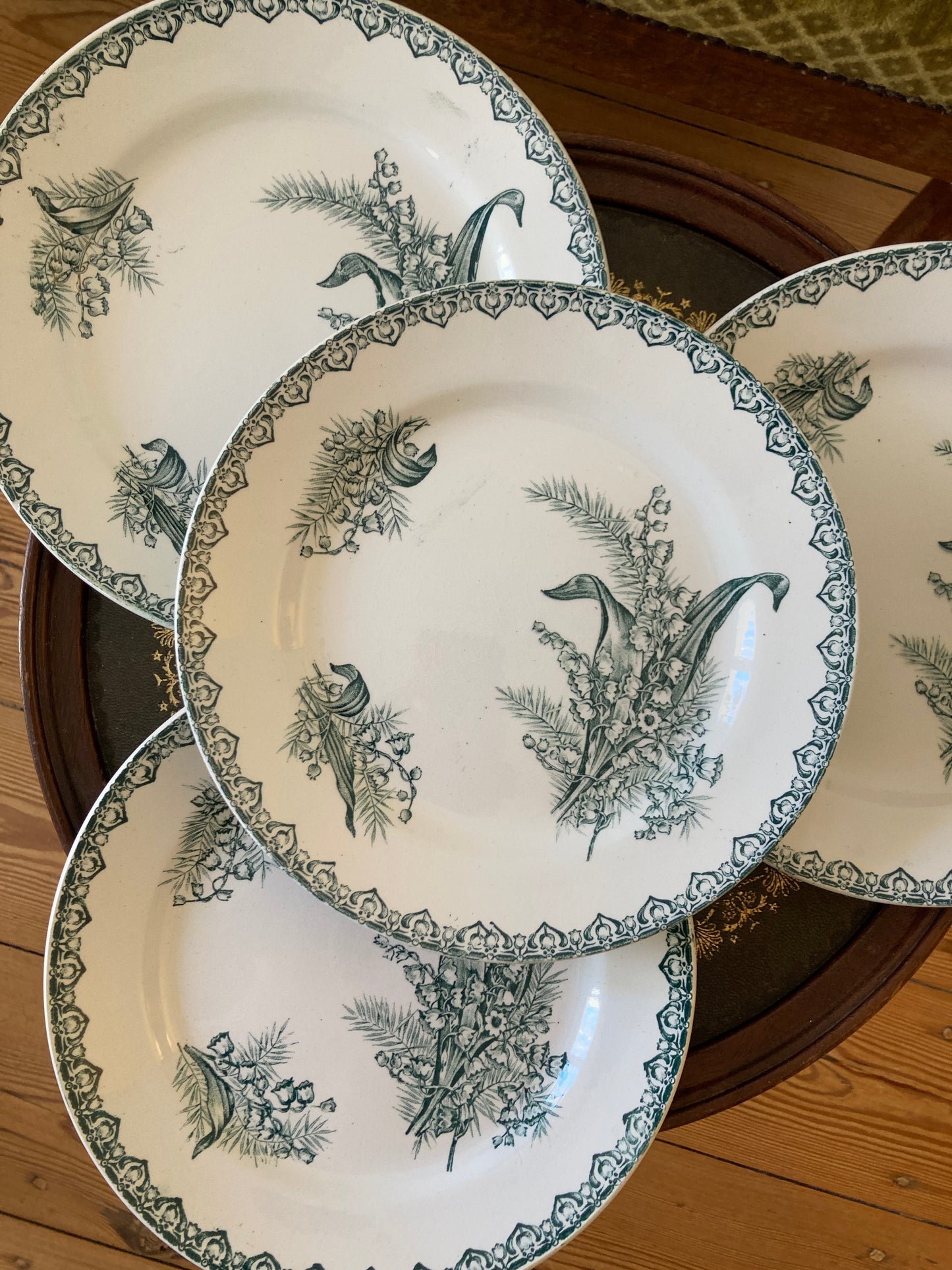 Muguet - 4 Assiettes Plates
