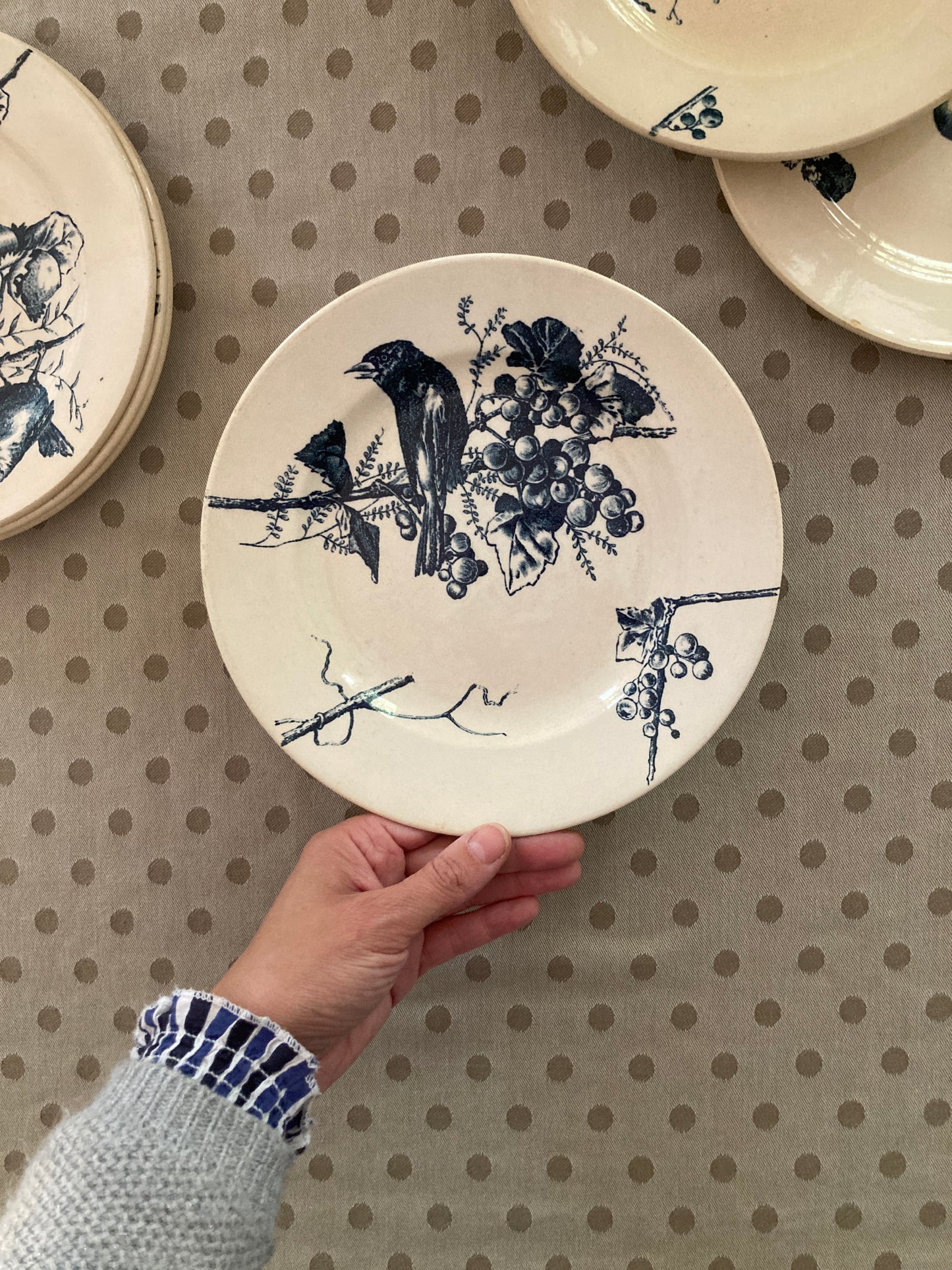 Corneilles - Assiette Sur Piédouche