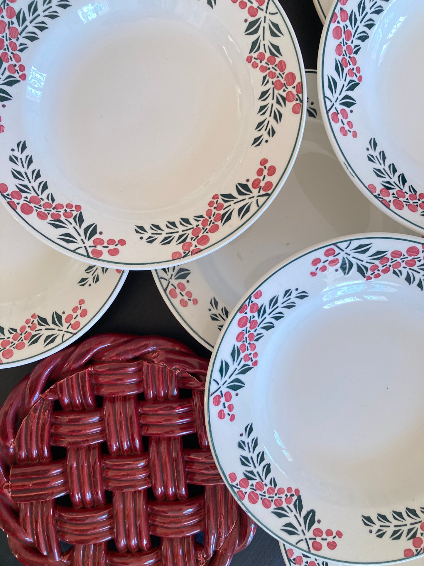 Houx - 9 Assiettes Creuses