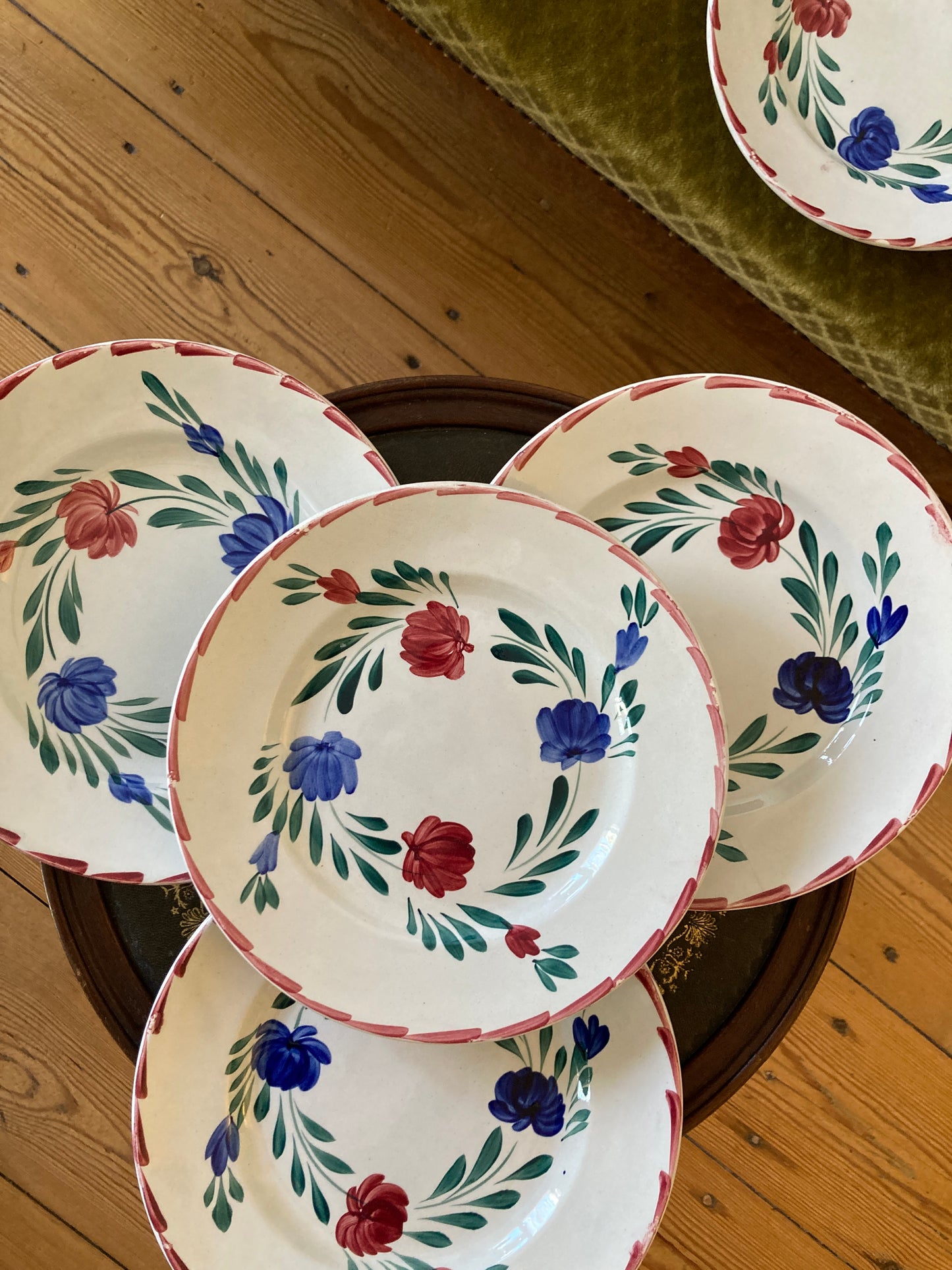 Moulin - 5 Assiettes Plates