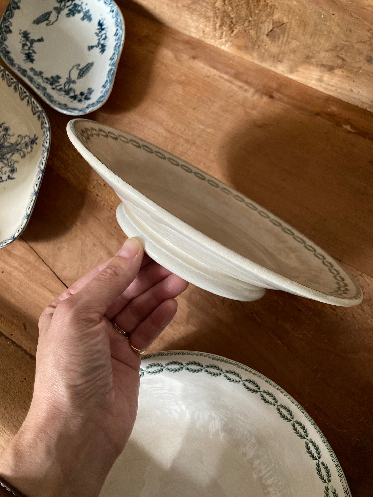 Nobilis Assiette sur Piédouche