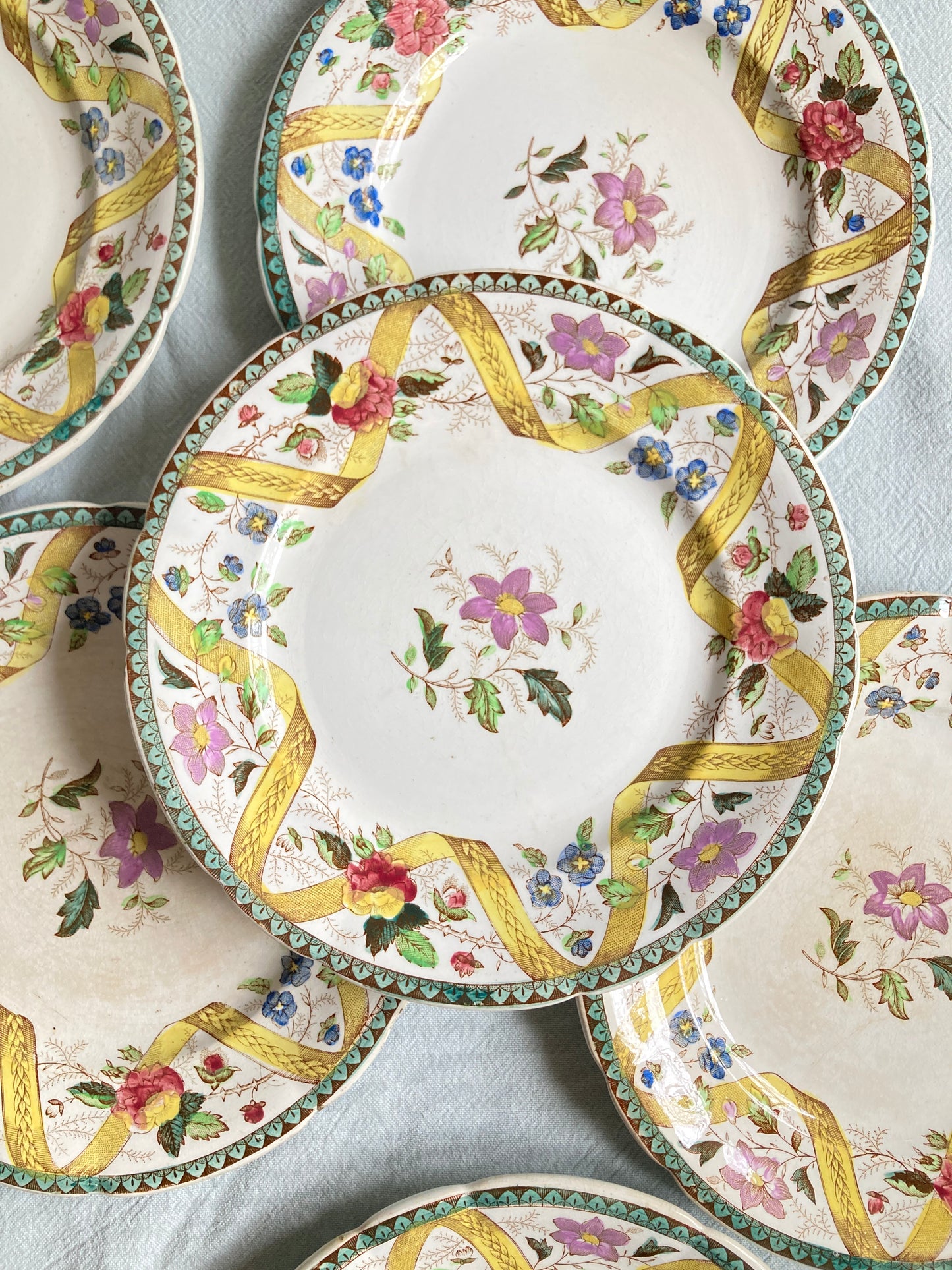 Yeddo - 6 Dessert Plates