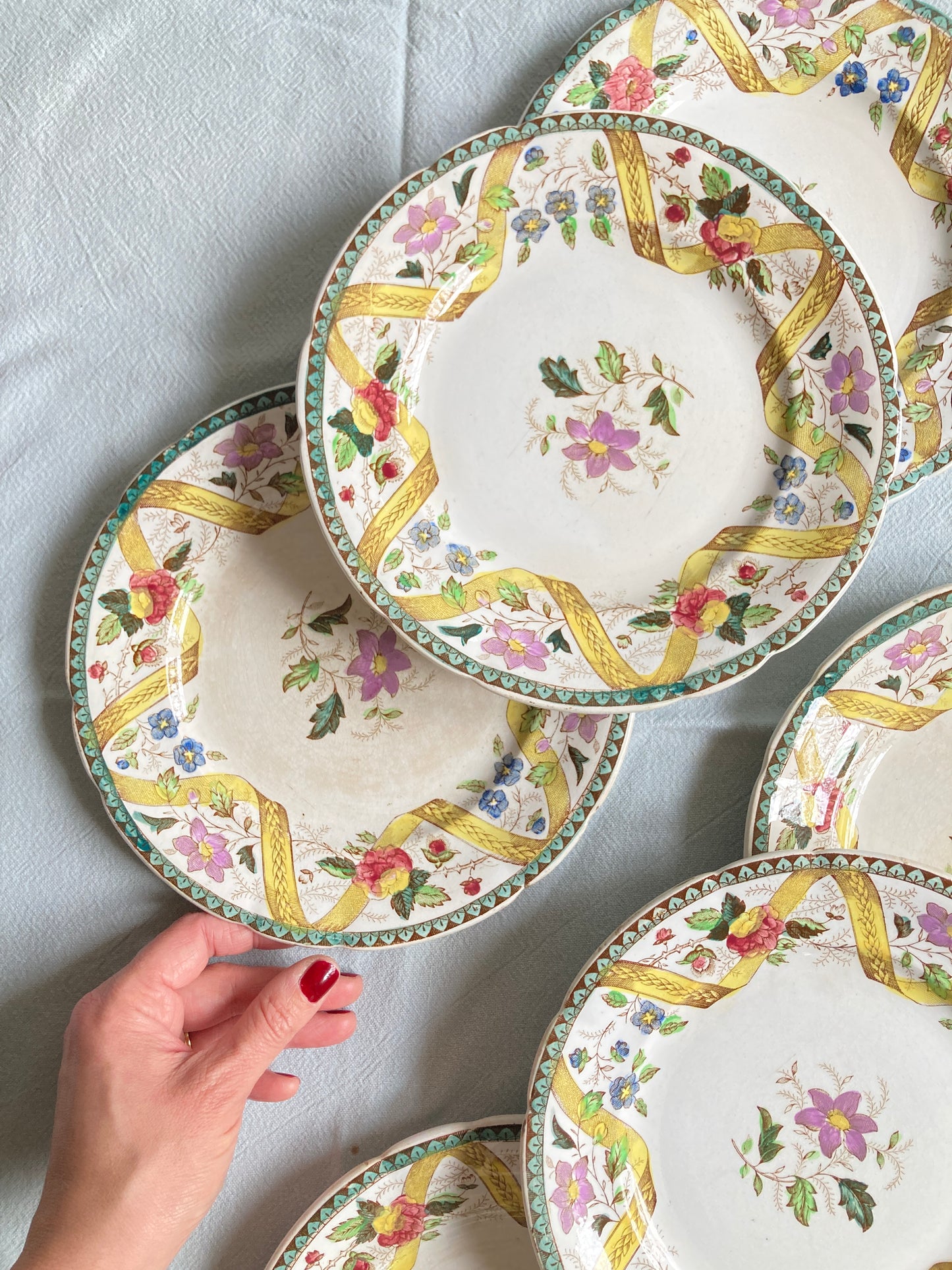 Yeddo - 6 Dessert Plates