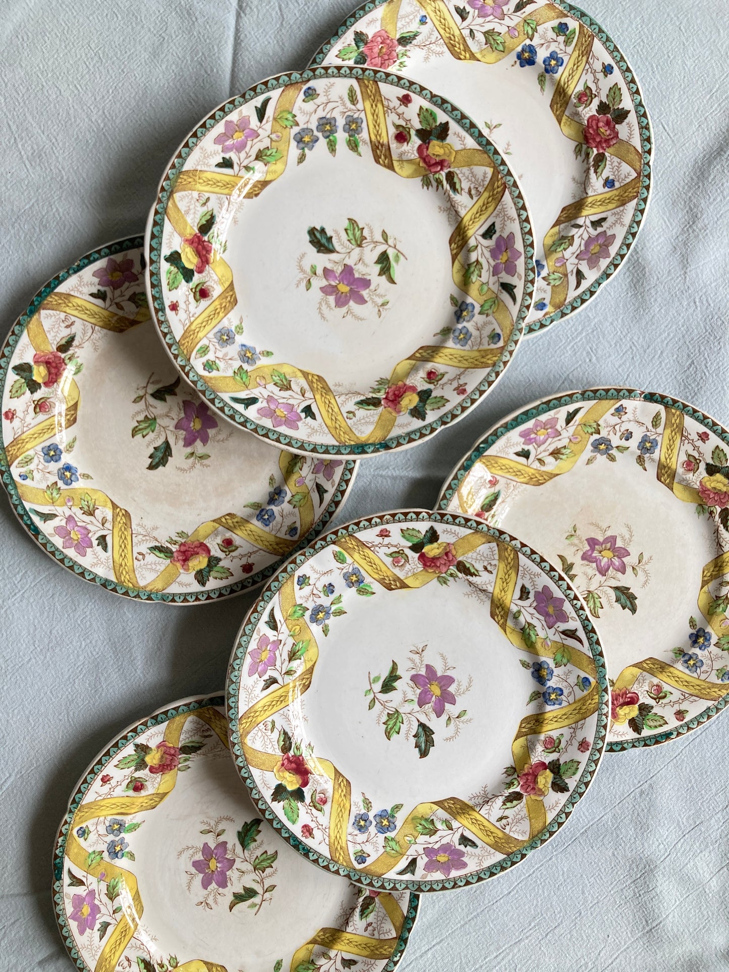 Yeddo - 6 Dessert Plates